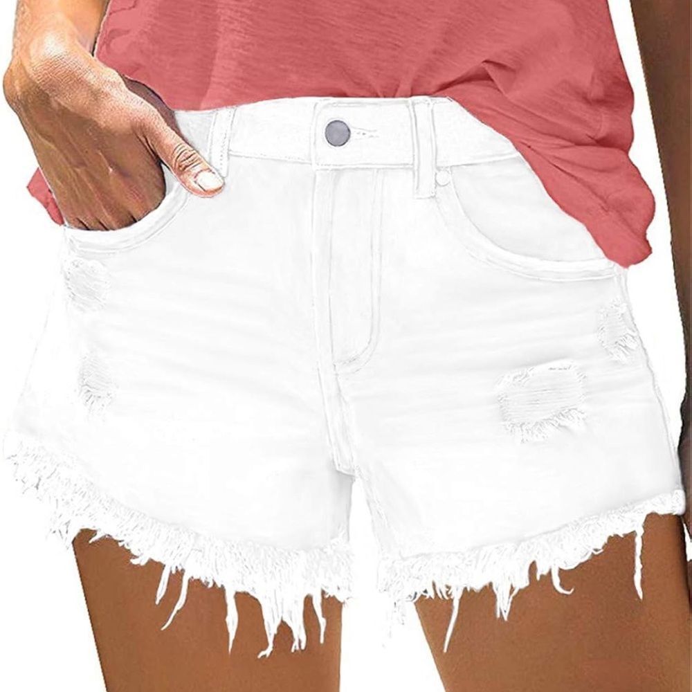 SZ Small Denim Shorts for Women Distressed Jean Shorts Ripped Summer Hot Short